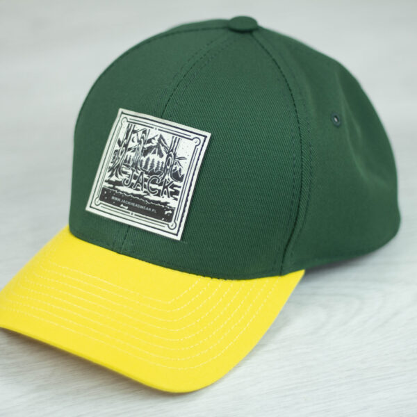 Czapka z daszkiem Jack Forest (Bottle Green/Yellow)