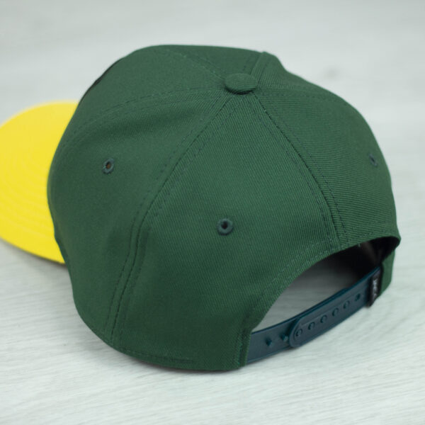 Alternative view of Czapka z daszkiem Jack Forest (Bottle Green/Yellow)