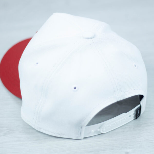 Alternative view of Czapka z daszkiem Jack Poland (White/Red)