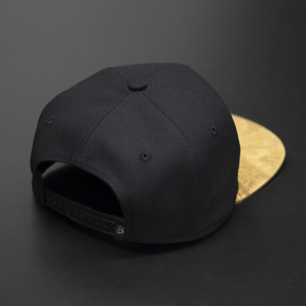 Alternative view of Czapka snapback czarna – brązowy drewniany daszek + drewniany emblemat (prawdziwe drewno), Jack Headwear, unisex