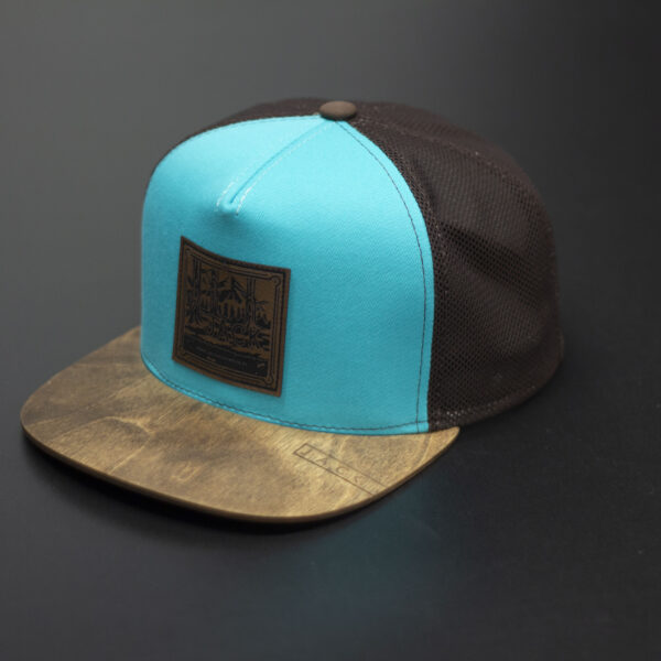 Snapback Jack Wood Palisand Forest (Turquoise/Brown)