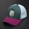 Czapka z daszkiem Jack JS (Claret/Forest Green/Blue)