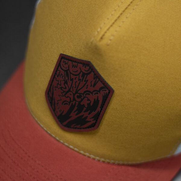 Alternative view of Czapka z daszkiem Jack JS (Red/Mustard/Blue)