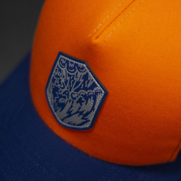 Alternative view of Czapka z daszkiem Jack JS (Blue/Orange/Blue)