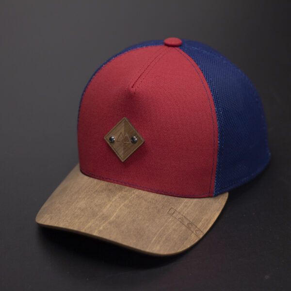 Czapka z daszkiem Jack WS Wood Palisand (Claret/Navy)