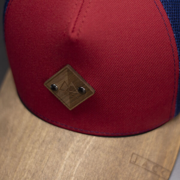 Alternative view of Czapka z daszkiem Jack WS Wood Palisand (Claret/Navy)